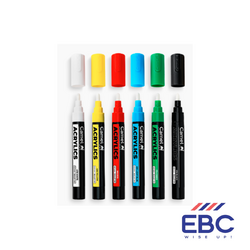 CAMEL Acrylic Markers - 6 Shades 4.5 mm